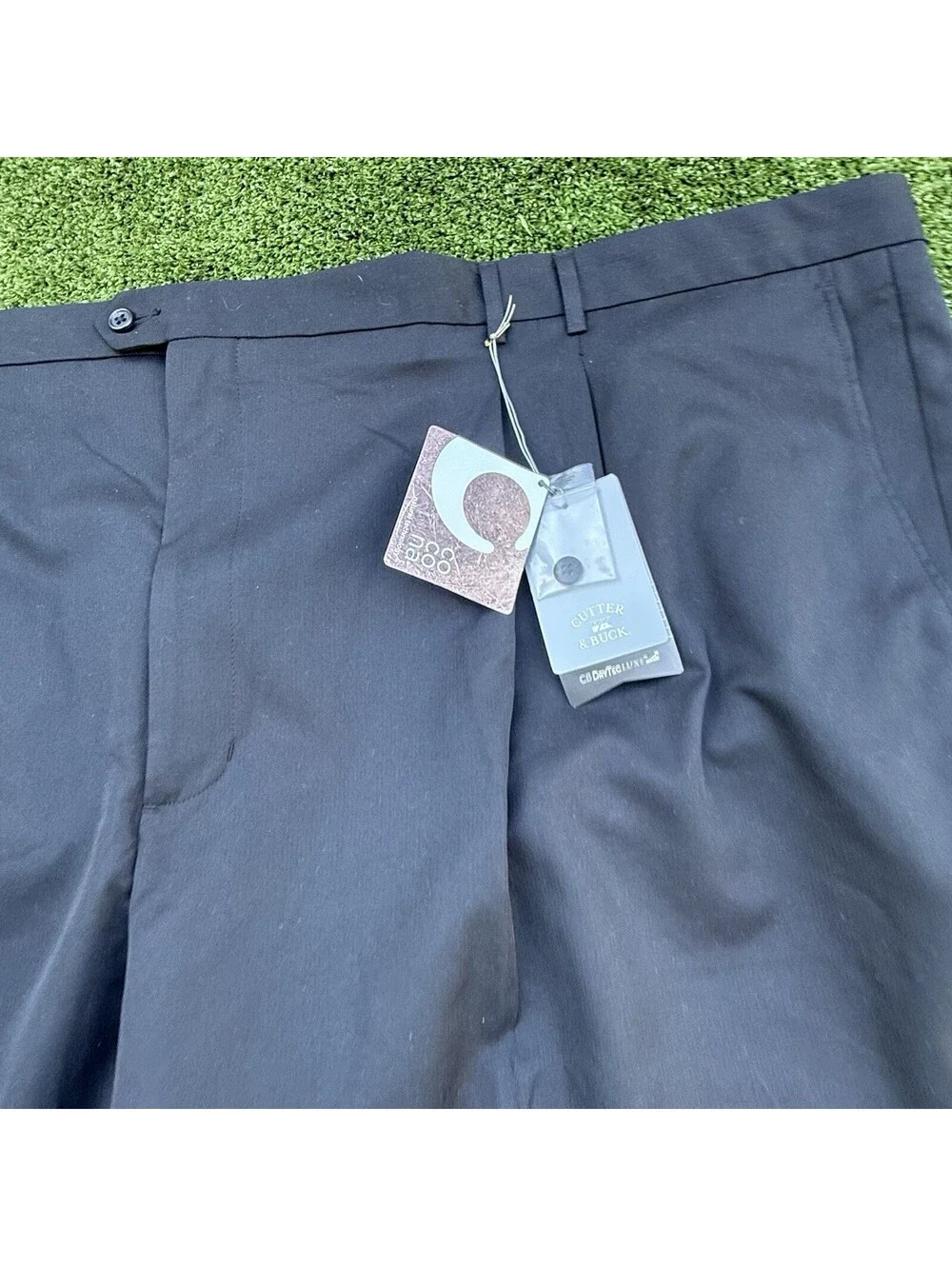 Cutter & Buck DryTec Luxe Golf Shorts Big & Tall 60 Black Performance NWT